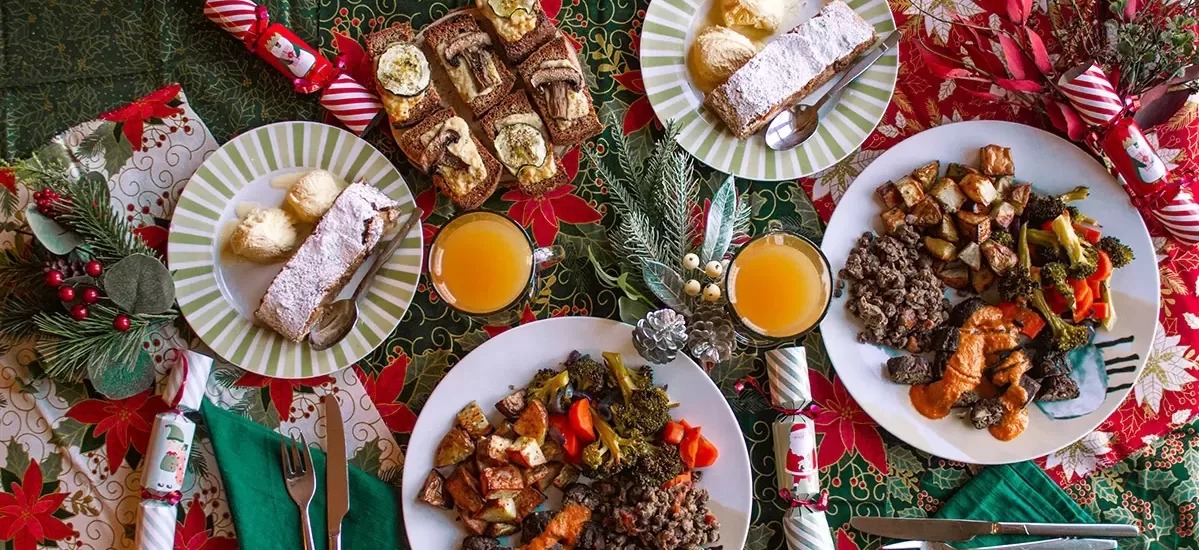 Festive GERD and acid reflux friendly meal plan